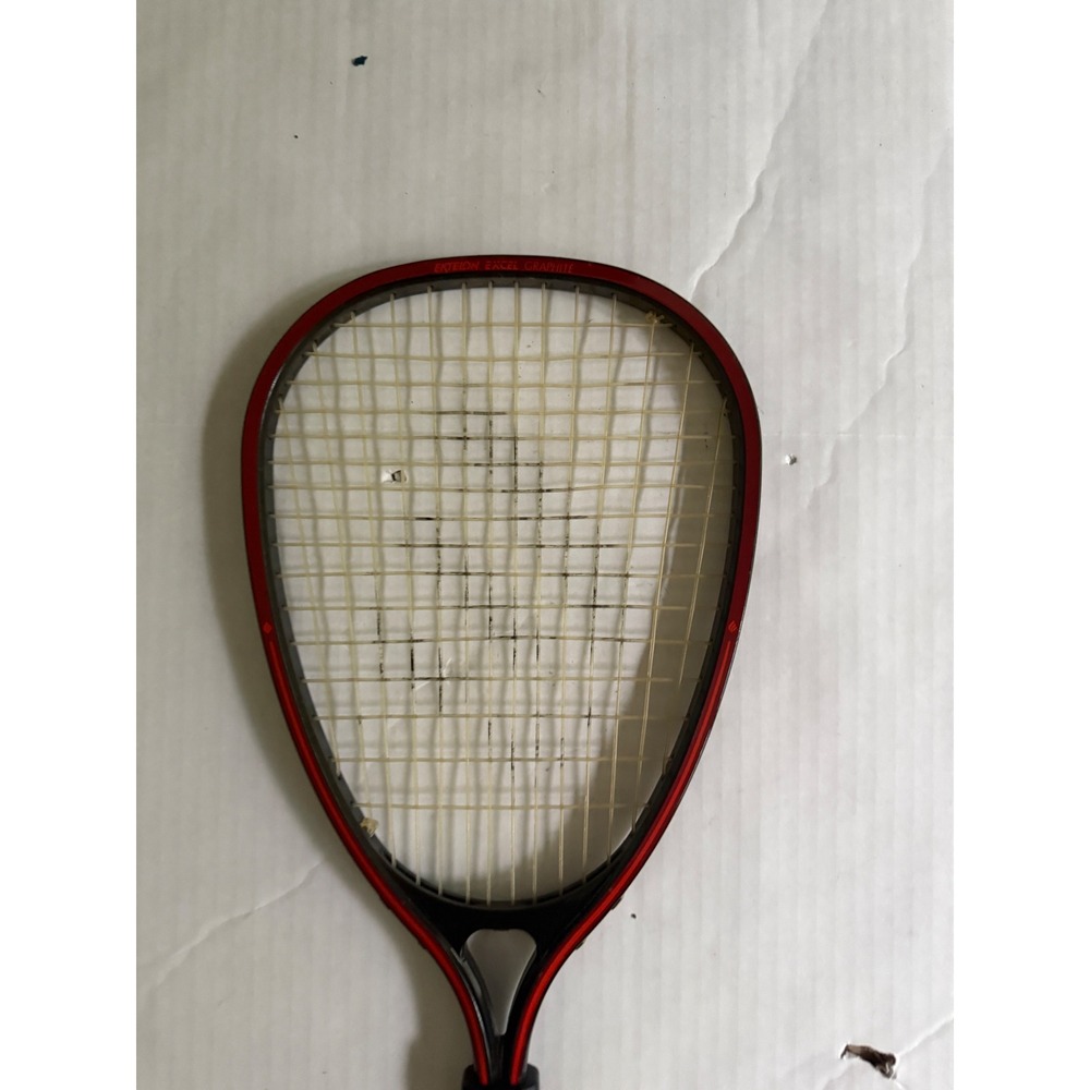 Vintage Racquetball Racket Paddle Red Trim Wood Handle Grip Sport Equipment - Picture 5 of 7